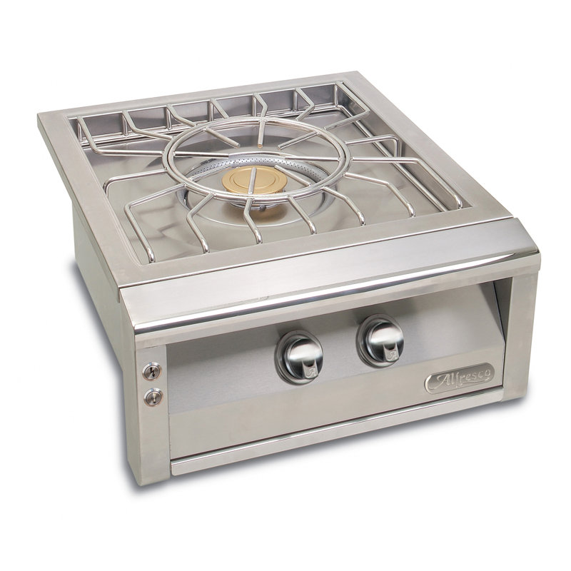 Alfresco 24'' Stainless Steel DropIn Side Burner Wayfair.ca